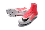 Nike Assassin Eleventh Generation Top High Top Flying Line ACC Waterproof Pink Girl Heart Color Matching Football Shoes