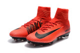 Nike Assassin Super A11 Eleventh Generation High Top Flying Line FG Nails Fire Fire Series Color FG Football Shoes
