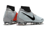 Nike grey red dark evil generation full knitted waterproof seamless socks FG football boots