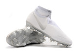 Nike Dark Souls White Full Knit Waterproof Seamless Socks FG Football Boots