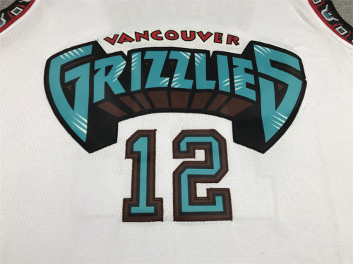 Grizzlies Grizzlies 12 White Basketball Jersey Sports Shirt Tops