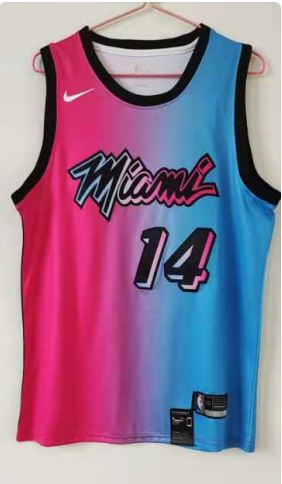 2020-2021 City Edition Miami Heat 14# Basketball Jersey