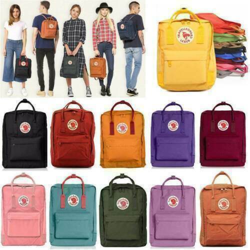 7L 16L 20L Fjallraven Kankea Mini Rucksack Waterproof Sport Unisex School Bag