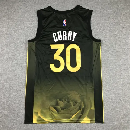 City Edition Stephen Curry #30 Golden State Warriors Basketball Jersey Black