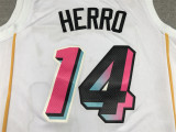 New City Edition Tyler Herro #14 Miami Heat Basketball Jersey White