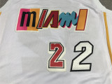 New City Edition Black Jimmy Butler #22 Miami Heat Basketball Jersey Sports Shirt Tops White