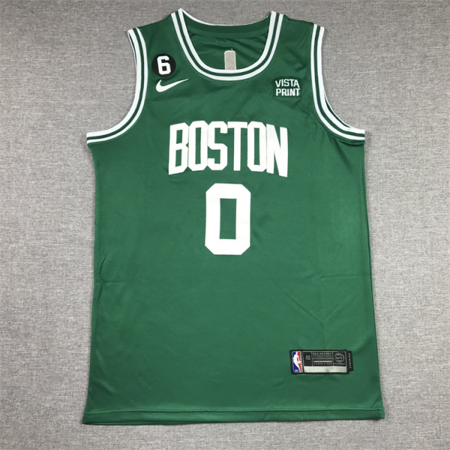 Classic Jayson Tatum #0 Boston Celtics Basketball Jerseys Stitched Green