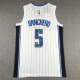 Paolo Banchero #5 Orlando Magic Basketball Jerseys Stitched White