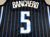 Paolo Banchero #5 Orlando Magic Basketball Jerseys Stitched Black