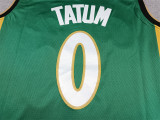 City Edition Jayson Tatum #0 Boston Celtics Basketball Jerseys Stitched Green
