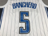 Paolo Banchero #5 Orlando Magic Basketball Jerseys Stitched White