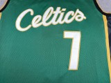 City Edition Jaylen Brown #7 Boston Celtics Basketball Jerseys Stitched Green