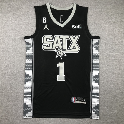 Proclamation Edition Victor Wembanyama #1 San Antonio Spurs Basketball Jerseys