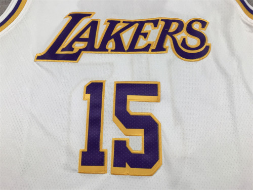 Austin Reaves #15 Los Angeles Lakers Basketball Jerseys Stitched White