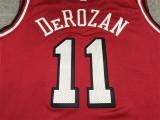 City Edition Demar DeRozan #11 Chicago Bulls Basketball Jerseys Stitched Red
