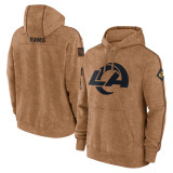 NFL Hoodie Men's American Football Sweatshirt Salute to Service Pullover Olive