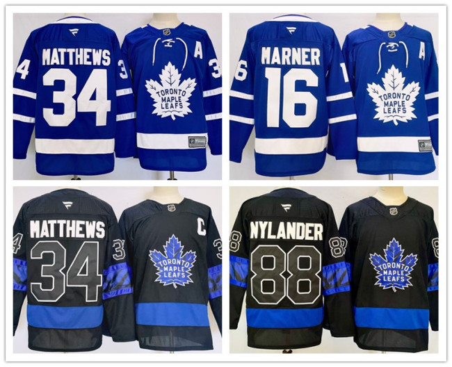 New Men's NHL Hockey Jersey Toronto Maple Leafs #34#16#88 Auston Matthews