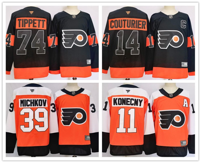 New Men's NHL Hockey Jersey Philadelphia Flyers #39#74#11 Travis Konecny