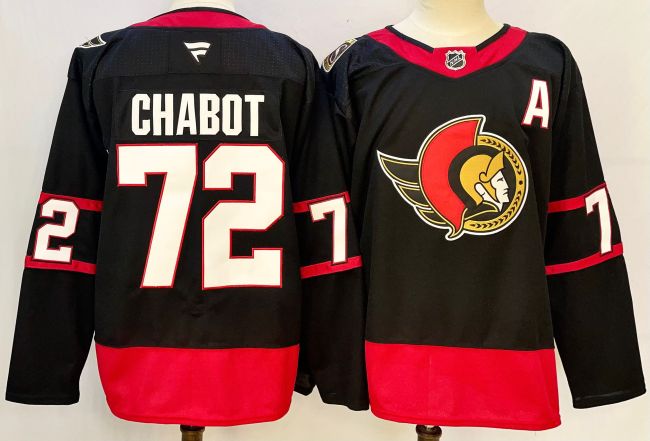 New Men's NHL Hockey Jersey Ottawa Senators #72#7#18 Thomas Chabot