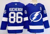 New Men's NHL Hockey Jersey Tampa Bay Lightning #86#21#88 Andrei Vasilevskiy
