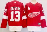 New Men's NHL Hockey Jersey Detroit Red Wings #93#5#53#88 DeBrincat/Lidstrom/Seider