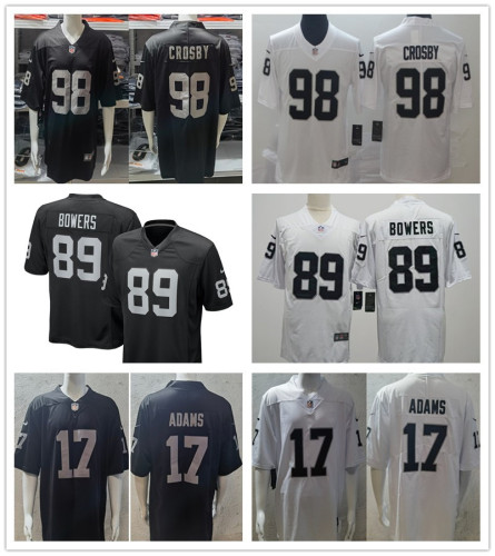 Men's NFL Crosby #98#89#17 Las Vegas Raiders American Football Jerseys