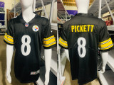 Men's NFL Pickett #8#14#90#2#10 Pittsburgh Steelers American Football Jerseys
