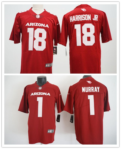 Men's NFL Murray #1#18 Arizona Cardinals American Football Jerseys Stitched