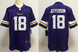 Men's NFL Jefferson #18#8#9#15 Minnesota Vikings American Football Jerseys