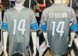Men's NFL St. Brown/Hutchinson #14#97#26 Detroit Lions American Football Jerseys