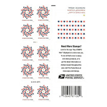 100 PCS Forever Postage Stamps First Class Stars Red & Blue - for Wedding, Graduation, or Invitations,Bar Mitzvahs,Post cards, Collection