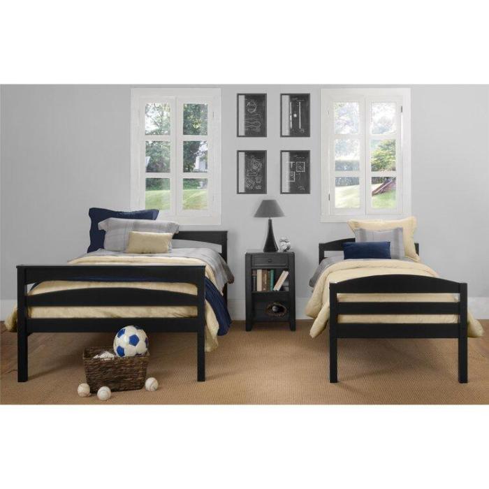Twin Over Full Solid Wood Standard Bunk, Mainstays Wood Bunk Bed Instructions