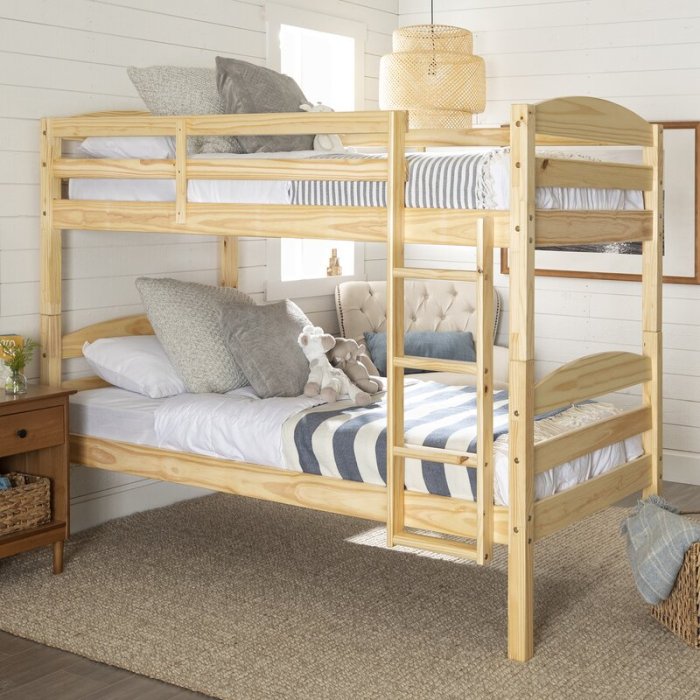 Abby Yes Solid Wood Bunk Bed By Viv, Solid Wood Maple Bunk Beds