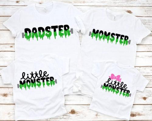 Halloween Monster Shirts, Matching Family shirts, Halloween Family T-shirts, Kid halloween Shirt, Mom Dad Halloween Shirt, Toddler halloween