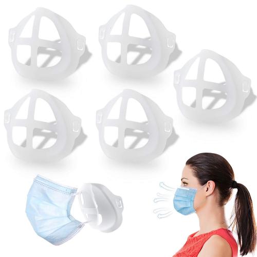 [10 Pcs] 3D Silicone Adult/Kids Mask Bracket, More Breathing Space, Comfortable, Reusable&Washable