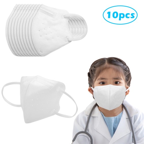 10 Pcs KN95 Masks Air Purifying Dust Pollution Vented Respirator Face Mouth Masks For Children