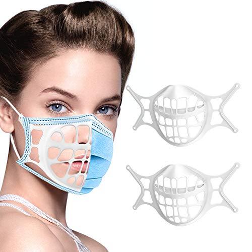 [10 Pcs] Upgraded Silicone Mask Bracket, More Breathing Space, Comfortable, Reusable&Washable
