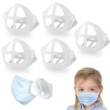 10 Pcs 3D Mask Bracket, Silicone Mask Bracket Inner Support Frame for More Breathing Space, Comfortable, Reusable&Washable