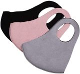 Face Masks with Elastic Ear Loop Cover Full Face Anti-Dust, Washable and Reusable (3 Colors)