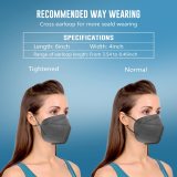 Grey/Pink KN95 Face Masks, in FDA CDC List, Filter Efficiency≥95% 5 Layers Masks