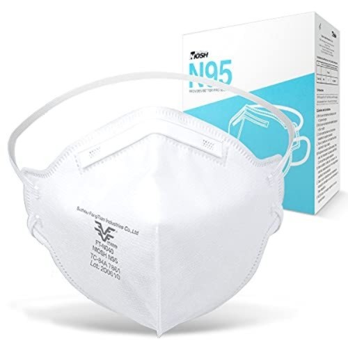 Fangtian N95 Masks NIOSH Certified Foldable Particulate Respirators - Box of 20