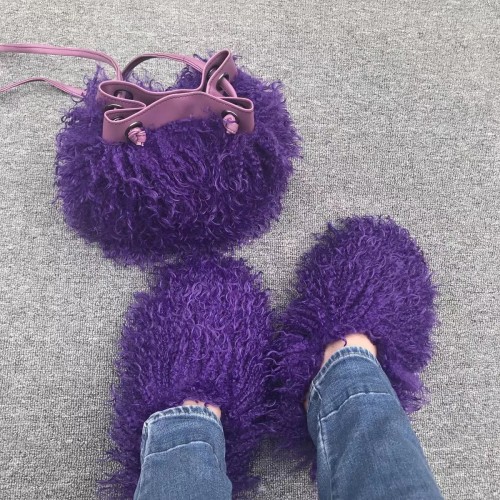 Trendy Faux Furry Slippers (This Link Is For Shoes)