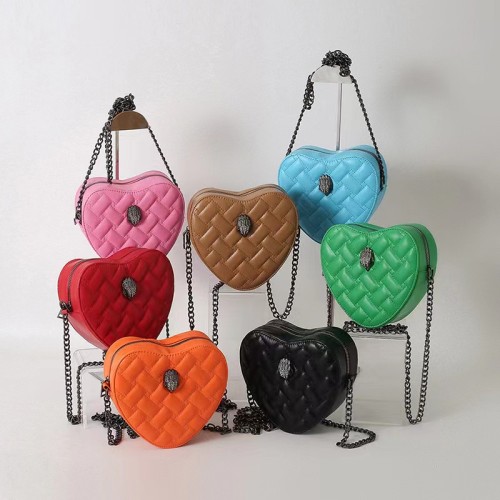 New PU Heart Shape Purse Handbag