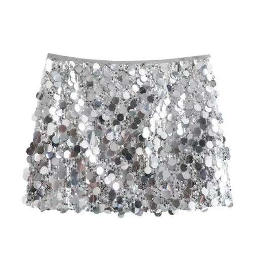 Sexy Bling Sequins Mini Skirt