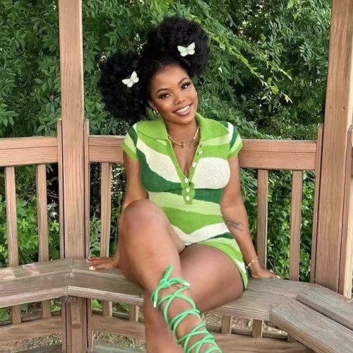 Knit One Piece Jumpsuit Crochet Romper