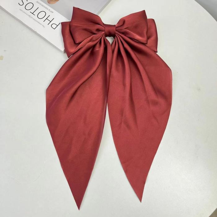 Hot Selling Cute Silky Ribbon Hairpin