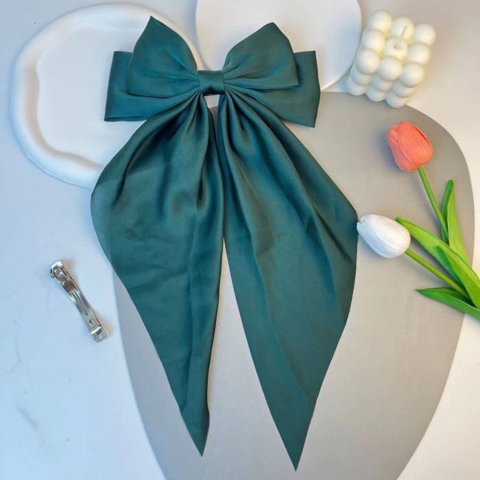 Hot Selling Cute Silky Ribbon Hairpin