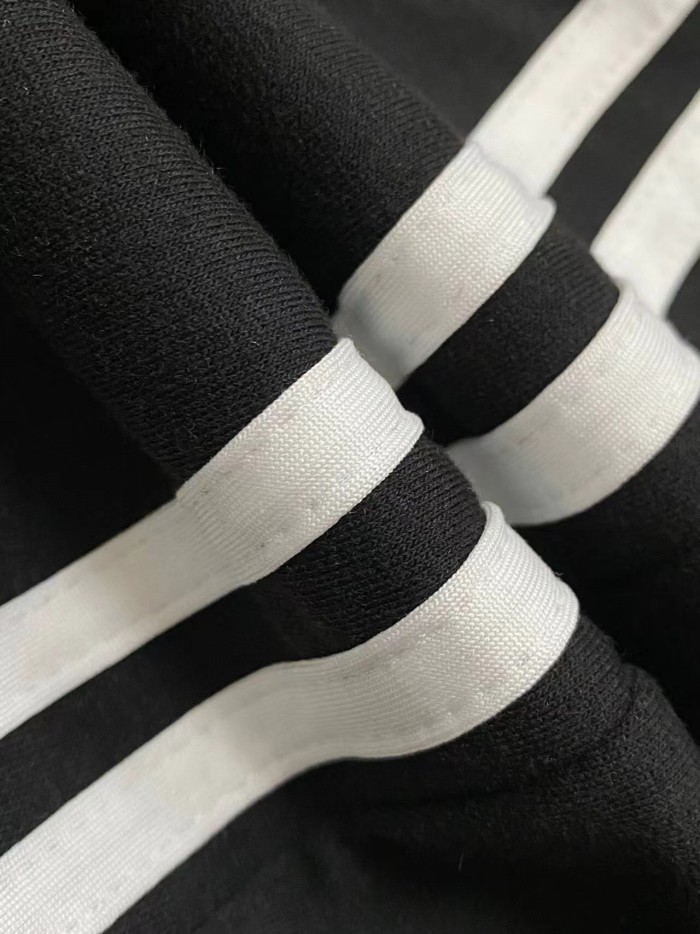 Denim Patchwrok Wide Leg Straight Casual Pants