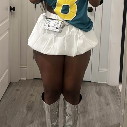 Cute Puffy Bubble Mini Skirt