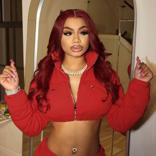 Cotton Padded Crop Puffy Jacket